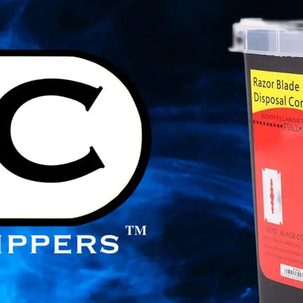 Professional Barber Sharps Disposal Case | Black - BUYBARBER.COM
