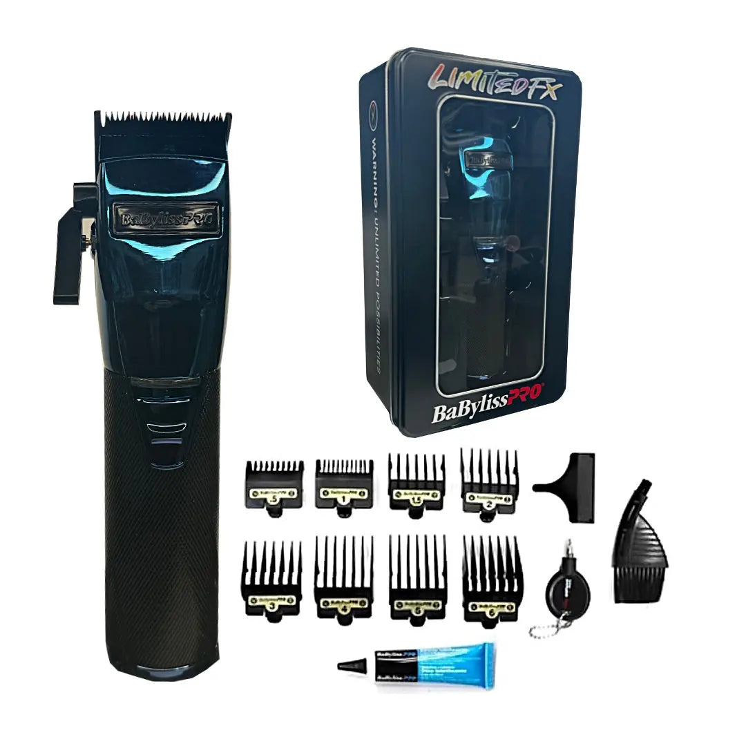 BaBylissPRO Limited FX Clipper – Blue Black | Exclusive MetalFX Series BaByliss