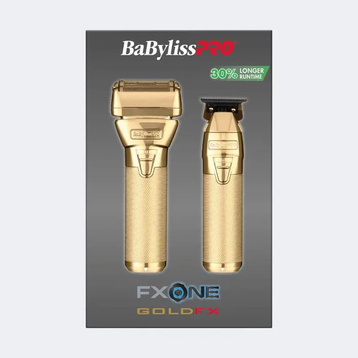 BaBylissPRO Limited Edition FXONE GoldFX All-Metal Trimmer & Shaver Prepack BaByliss