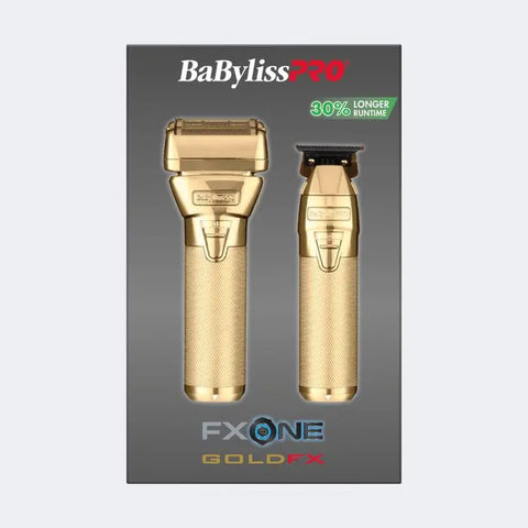 BaBylissPRO Limited Edition FXONE GoldFX All-Metal Trimmer & Shaver Prepack