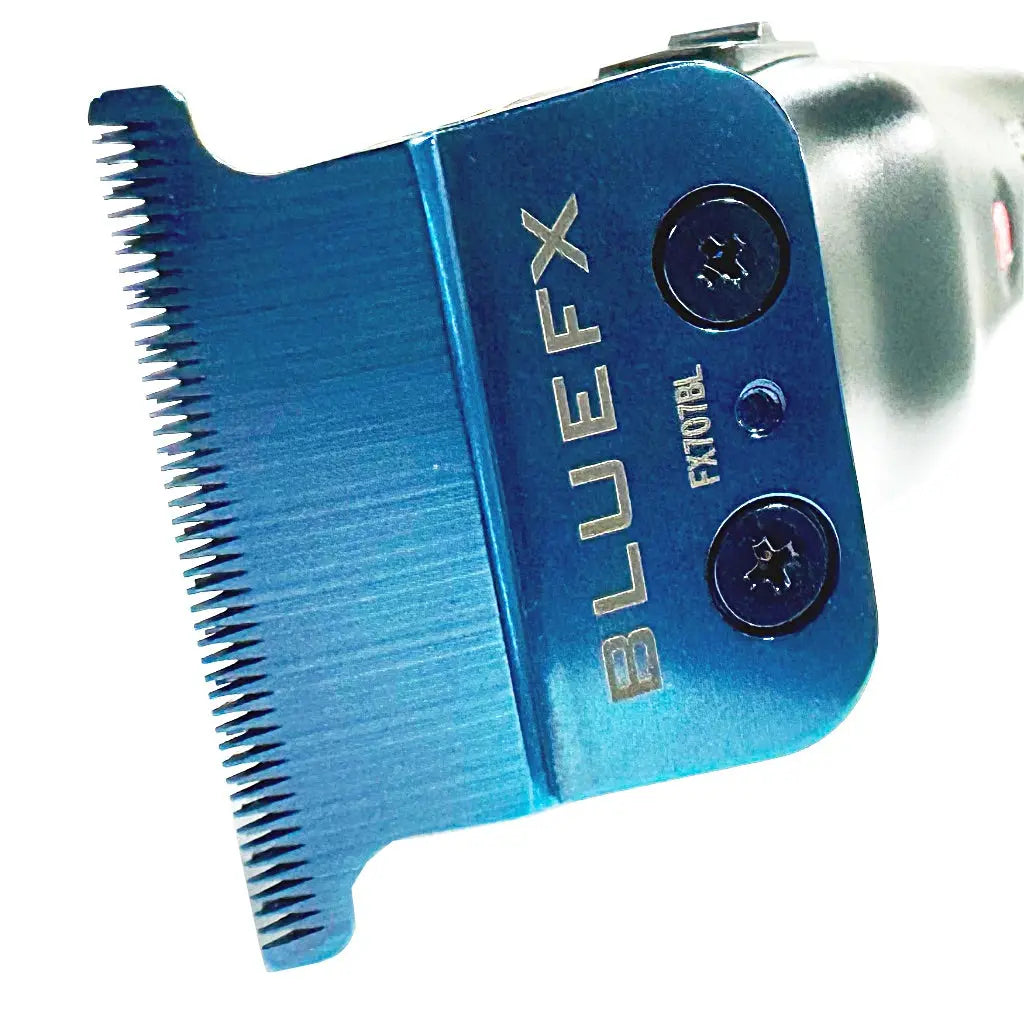 BaBylissPRO FXOne Standard Tooth Blade, highlighting the zero-gap adjustable feature for ultra-close trimming, suitable for sensitive skin.