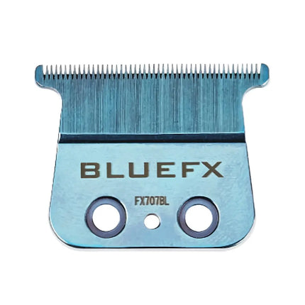 Close-up of BaBylissPRO FXOne Standard Tooth Replacement Blade, showcasing its DLC/Titanium ultra-thin design, compatible with models 799, 787, 729, and 726.