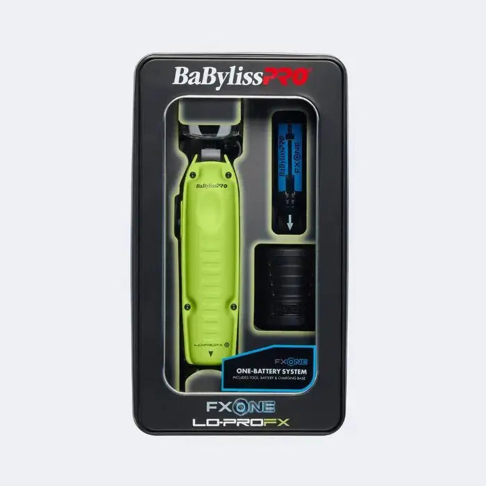 FXONE Lo-ProFX Neon Yellow Clipper + Trimmer Bundle BUYBARBER.COM