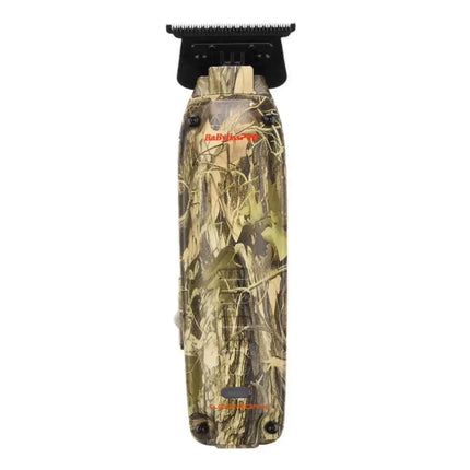 BaBylissPRO LO-PROFX Camo Bundle: Clipper + Trimmer + FREE Shaver Camouflage-patterned grooming tool with visible branding on a white background