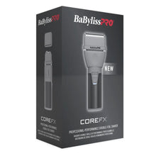 “COREFX waterproof double-foil shaver with magnetic cap and non-slip metal grip.”