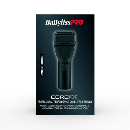 BaBylissPRO CoreFX Shaver Black – Waterproof Double-Foil Shaver BaByliss
