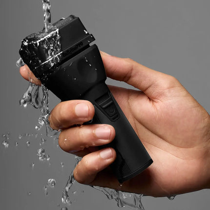 BaBylissPRO CoreFX Shaver Black – Waterproof Double-Foil Shaver BaByliss