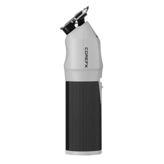 “Close-up of COREFX zero-gap adjustable standard-tooth T-blade for precise lineups.”