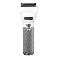 BaBylissPRO FXONE Shaver Frostbyte Limited Edition White and gray electric shaver on a white background