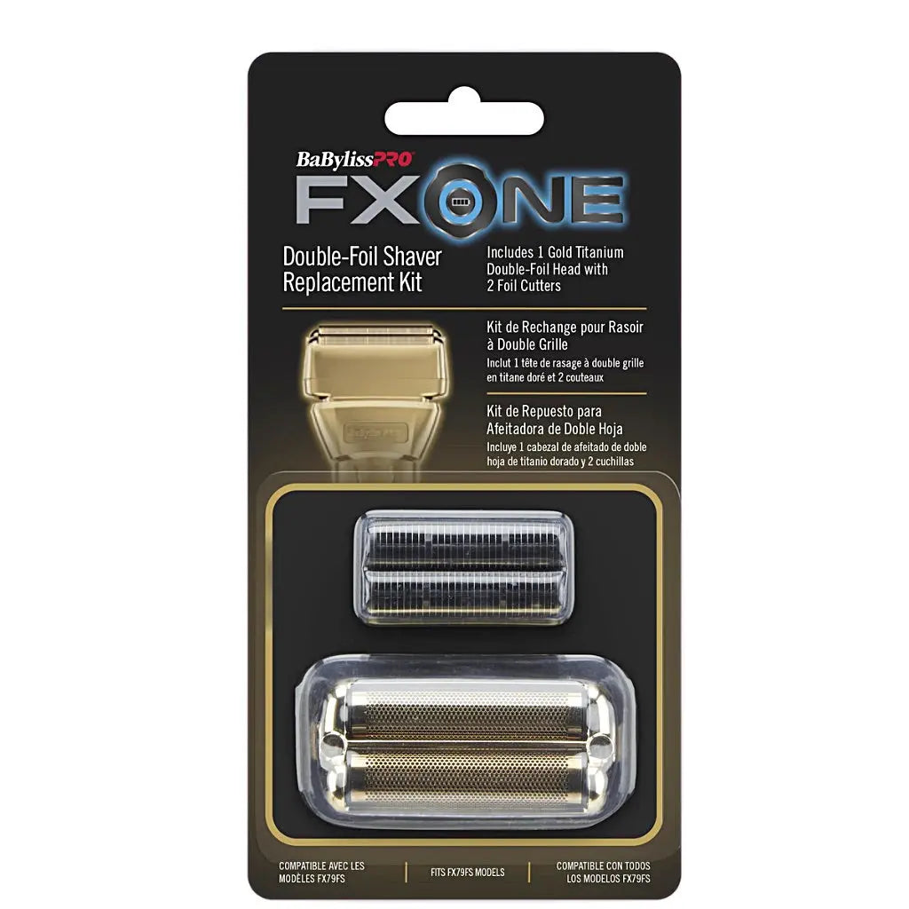 BabylissPro FXOne Replacement Foil & Cutter for FX79FSG (Gold) - BUYBARBER.COM