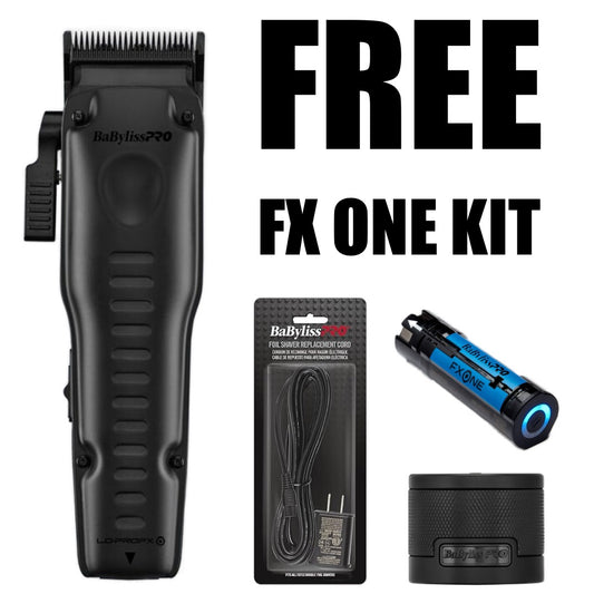 BaBylissPRO® FXONE™ Lo-ProFX Matte Black Clipper | Professional Performance