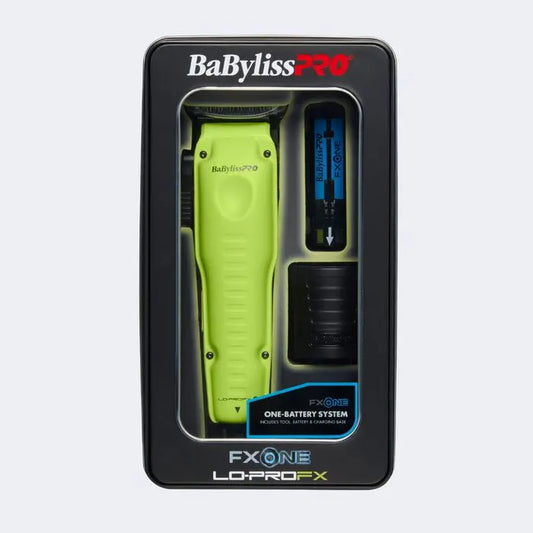 FXONE Lo-ProFX Limited Edition Neon Yellow Clipper (Kit Includes Charging Base & Battery)