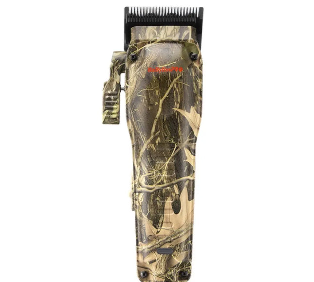 BaBylissPRO Camo LO-PROFX Compact Clipper (Limited Edition) Camouflage-patterned hair clipper on a white background