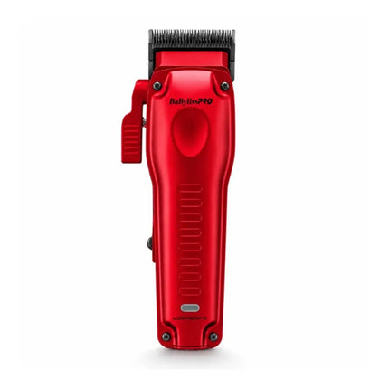 A red Babylite Pro clipper shown from the side against a plain white background.