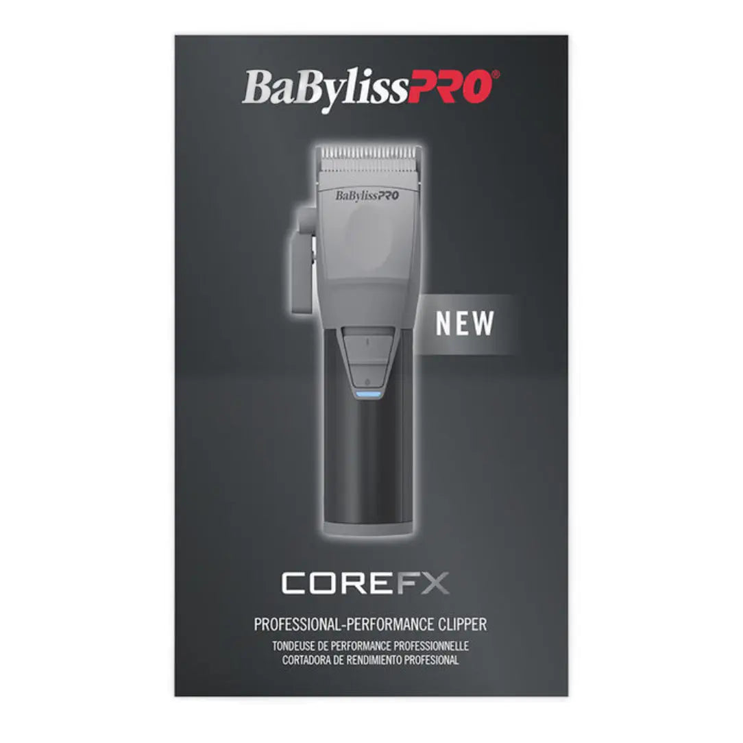 BaBylissPRO® COREFX Clipper – 6,800 RPM, USB-C, 2-Hour Runtime BaByliss