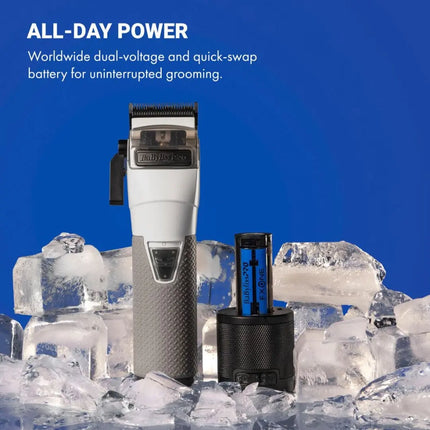 BaBylissPRO FXONE Clipper Frostbyte Limited Edition BUYBARBER.COM