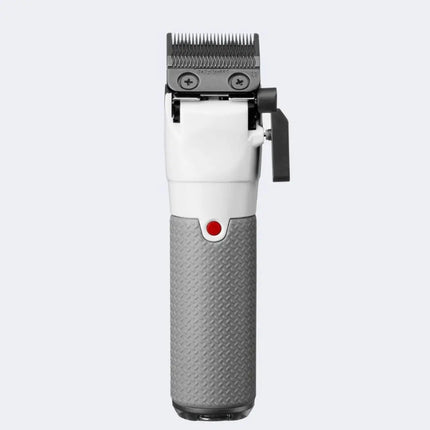 BaBylissPRO FXONE Clipper Frostbyte Limited Edition Hair trimmer with a gray and white design on a light gray background