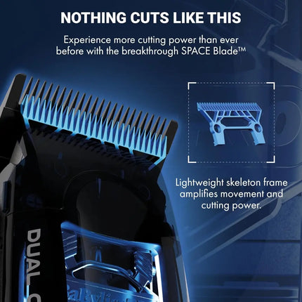 BaBylissPRO Dual Coil Clipper Professional Cordless Hair Clipper BaByliss