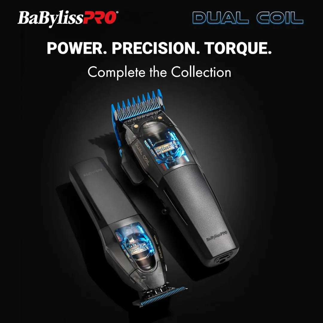 BaBylissPRO Dual Coil Clipper Professional Cordless Hair Clipper BaByliss