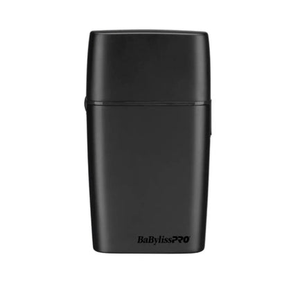 Black electronic double foil shaver with 'BaBylissPRO' branding on a white background
