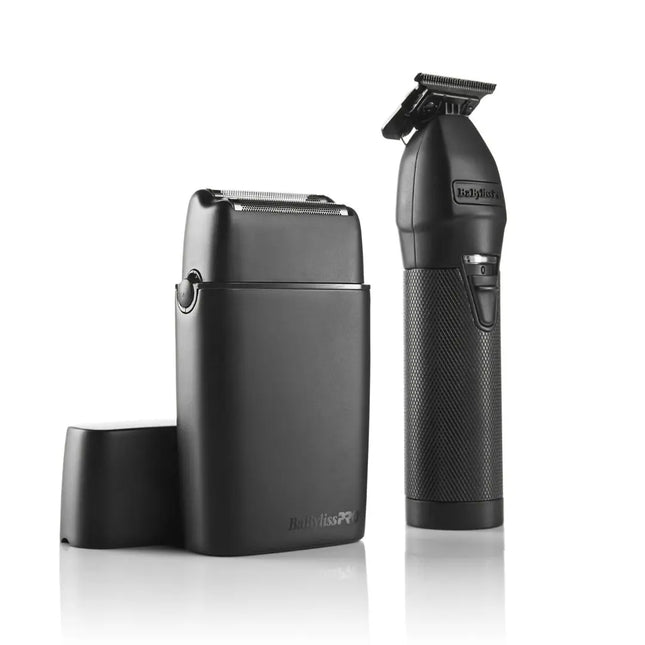 BaBylissPRO® LimitedFX Matte Black Trimmer and Double-Foil Shaver Set BaByliss