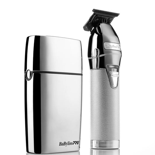 BaBylissPRO® LimitedFX Silver Trimmer and Double-Foil Shaver Set