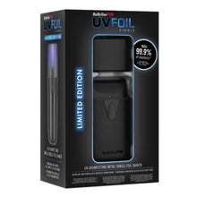BaBylissPRO® UVFoil Matte Black UV-Disinfecting Single-Foil Shaver - BUYBARBER.COM