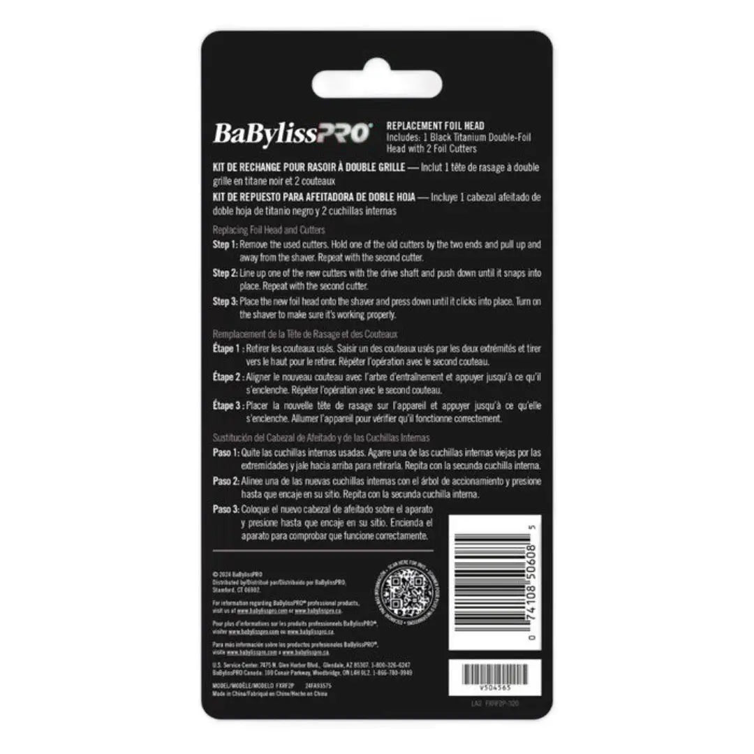 BaBylissPRO Replacement Foils & Cutter for FOILFX02 (Purple) - BUYBARBER.COM