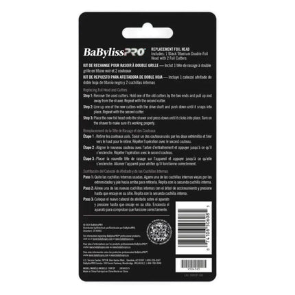 BaBylissPRO Replacement Foils & Cutter for FOILFX02 (Purple) - BUYBARBER.COM
