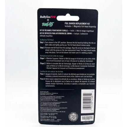 BaBylissPRO x Tomb45 Foil Shaver Replacement Kit – FXT45FS BaByliss