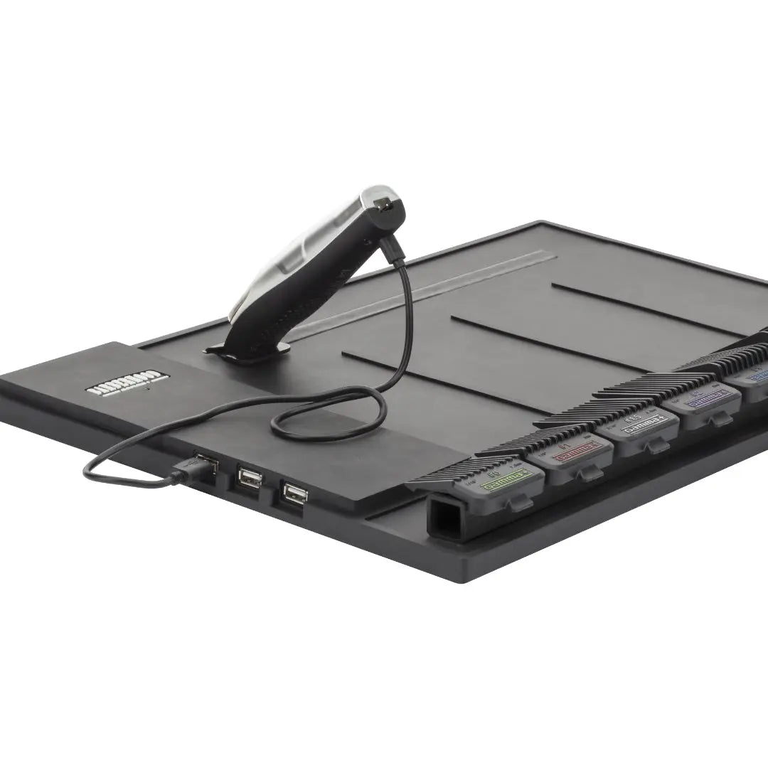 Gamma+ Professional Magnetic Barber Station Mat & Organizer - BUYBARBER.COM