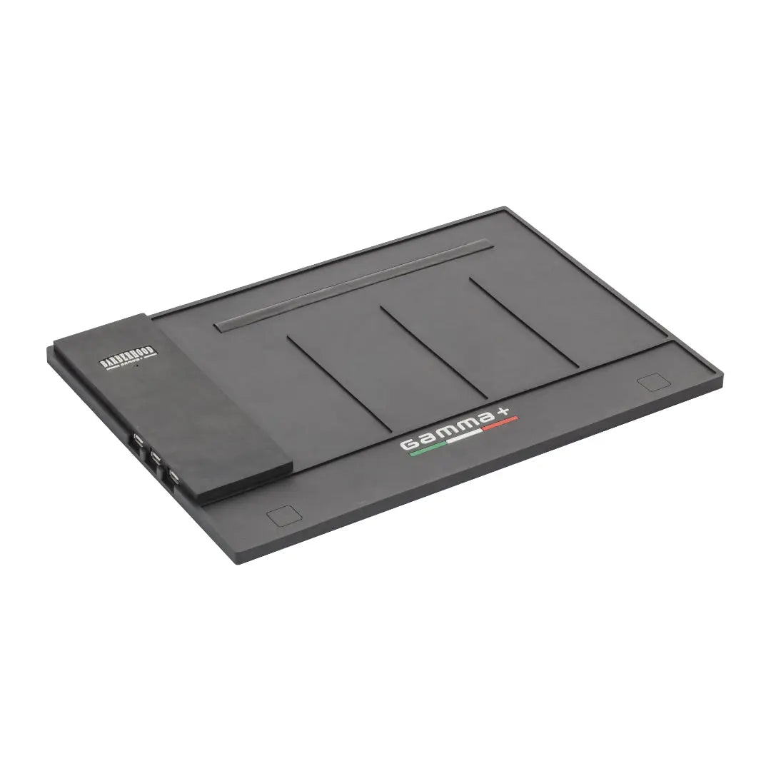 Gamma+ Professional Magnetic Barber Station Mat & Organizer - BUYBARBER.COM