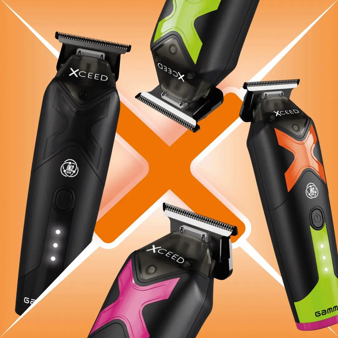 Gamma+ XCeed Professional Hair Trimmer with IN2 Vector Motor - BUYBARBER.COM