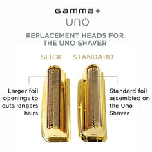 Gamma+ Slick Foil Replacement Head for Uno Shaver | Superior Shaving - BUYBARBER.COM