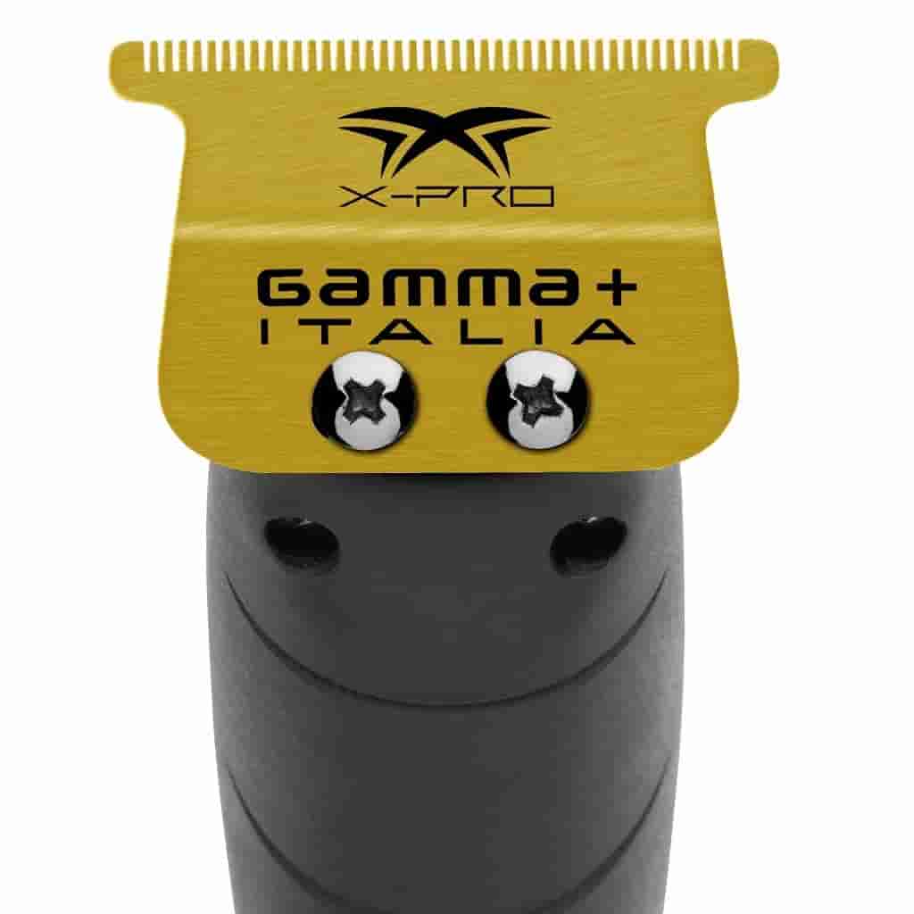 x-pro wide gold titanium fixed & dlc the one cutting trimmer blade set - BUYBARBER.COM