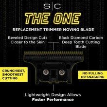 x-pro wide gold titanium fixed & dlc the one cutting trimmer blade set - BUYBARBER.COM