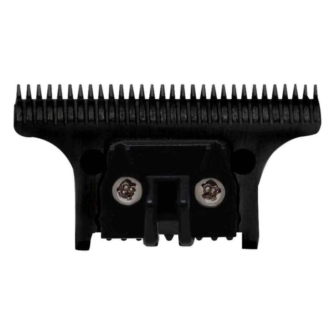 X-pro wide stainless steel with black diamond carbon DLC The One cutting trimmer blade set - BUYBARBER.COM