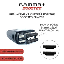 “Barber installing new forged cutter blades into Boosted Foil Shaver”

