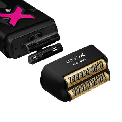Gold Titanium Double Foil Head & Echo Cutters for Xceed & Instinct Shaver Gamma+