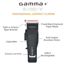 Gamma+ Shorty Clipper – Professional Cordless Hair Clipper - BUYBARBER.COM