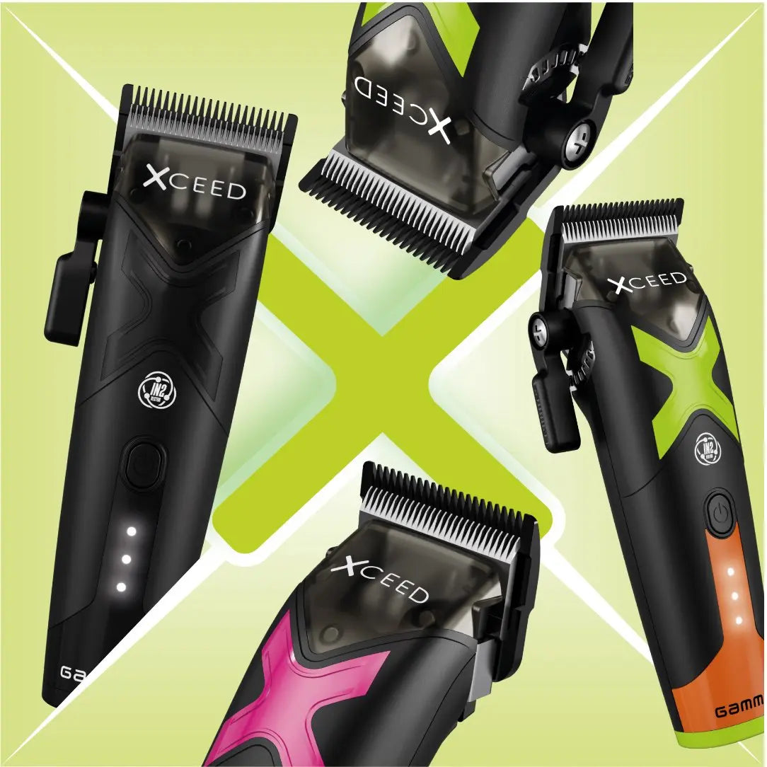 Gamma+ XCeed Professional Clipper | IN2 Vector Motor - BUYBARBER.COM