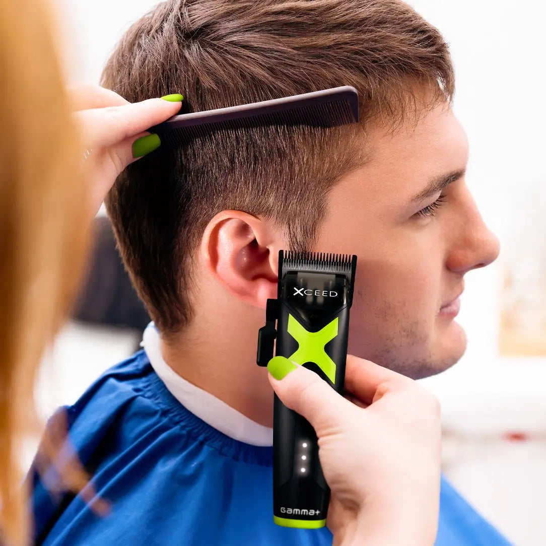 Gamma+ XCeed Professional Clipper | IN2 Vector Motor - BUYBARBER.COM