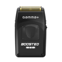 Complete set of Gamma+ Boosted Shaver with protective cap, cleaning brush, and accessories.