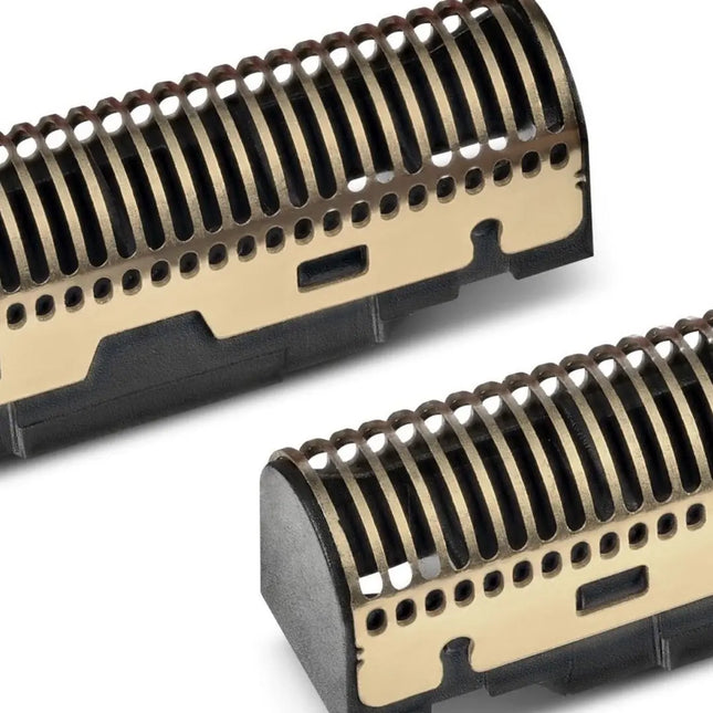 Gamma Stylecraft Replacement Forged Gold Titanium Cutters Set of 2 - BUYBARBER.COM