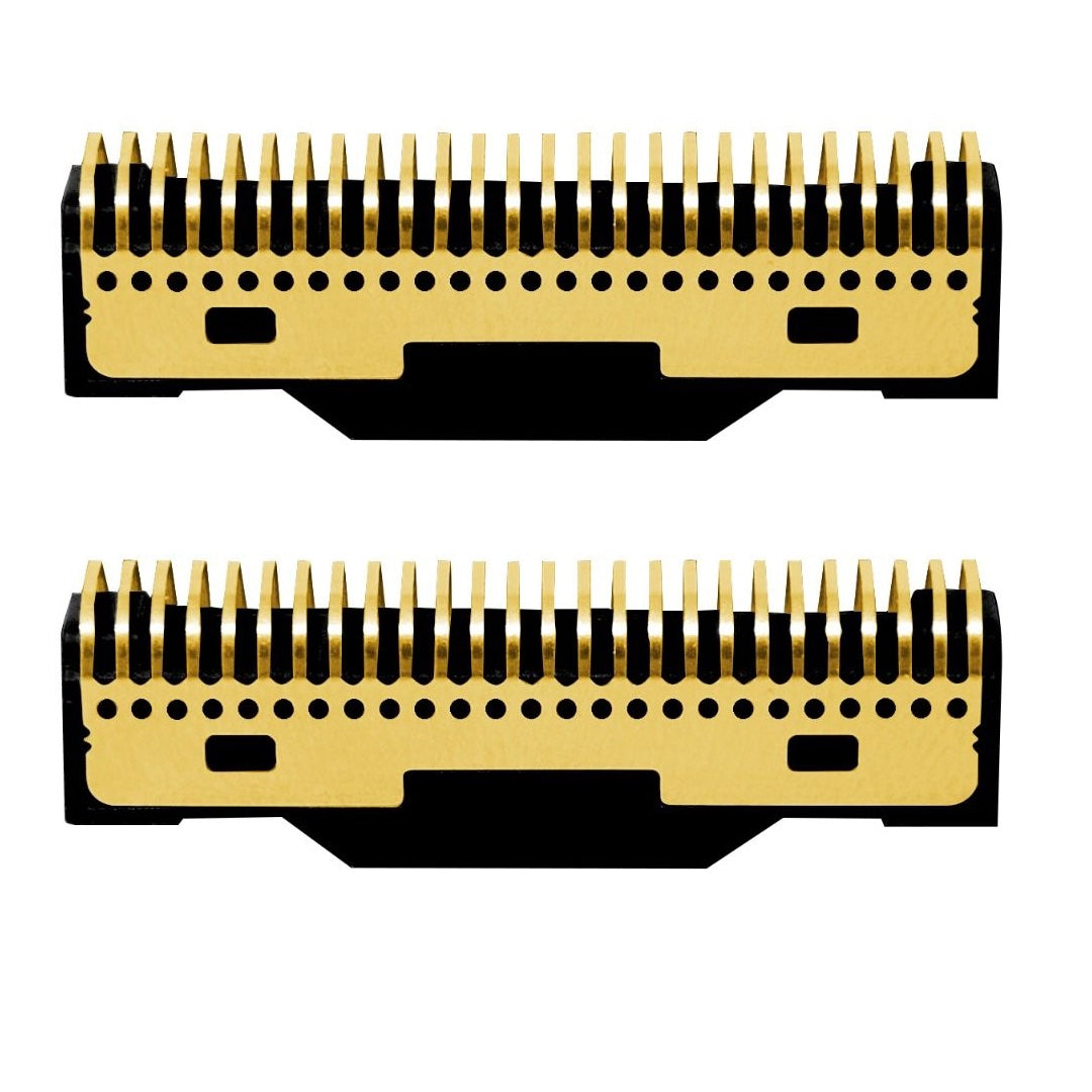 Gamma Stylecraft Replacement Forged Gold Titanium Cutters Set of 2