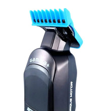 Stylecraft/Gamma+ Wide Magnetic Trimmer Blade Guards - Blue - BUYBARBER.COM
