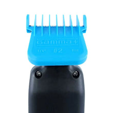 Stylecraft/Gamma+ Wide Magnetic Trimmer Blade Guards - Blue - BUYBARBER.COM