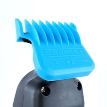 Stylecraft/Gamma+ Wide Magnetic Trimmer Blade Guards - Blue - BUYBARBER.COM