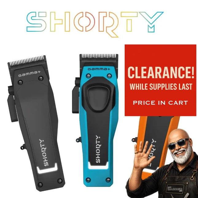 Gamma+ Shorty Clipper – Professional Cordless Hair Clipper