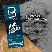 NaturalBlend L3VEL3 Hair Thickening Fibers - Black - BUYBARBER.COM